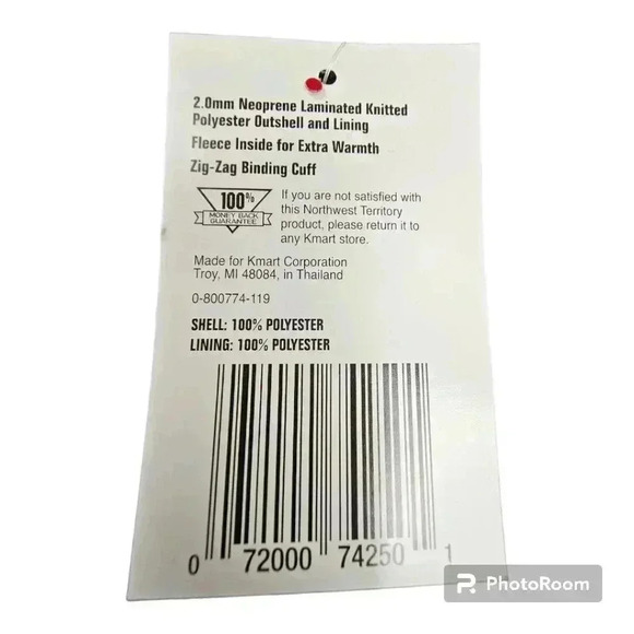 Northwest Territory black fleece lined neoprene socks #0-800774-119 L or XL NWT - Picture 4 of 7